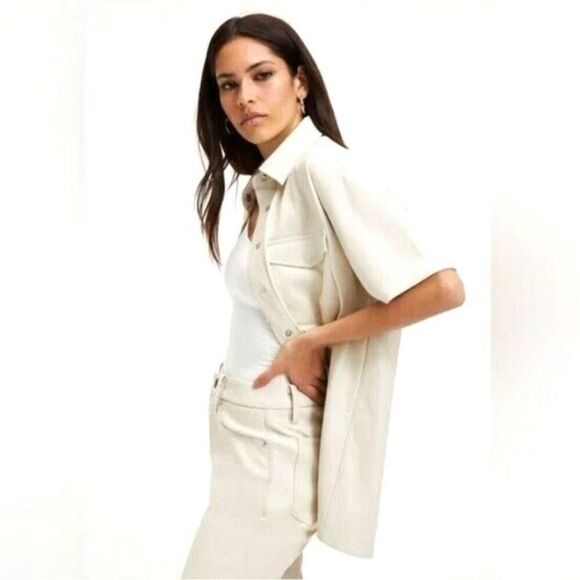 7 for all Mankind, Faux leather, Shacket - Picture 3 of 12